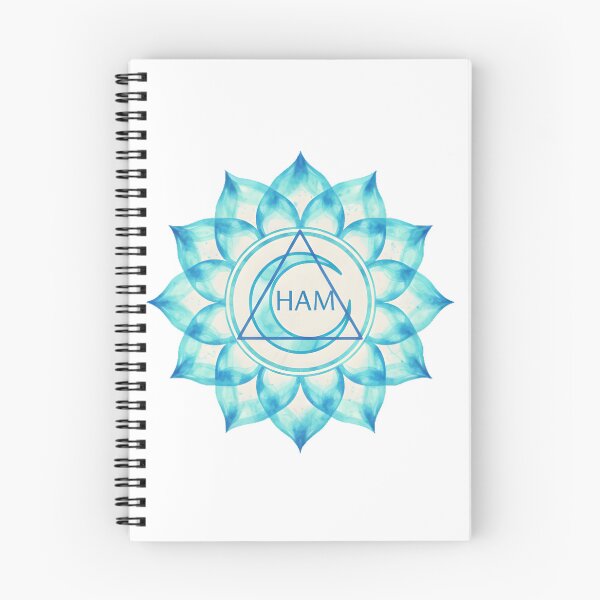 Item preview, Vishuddha Throat Chakra Ham Symbol Art designed and sold by NeuralLoft Frequency.