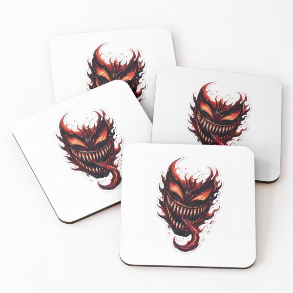 Item preview, Dark Fantasy Red & Black Demon Symbiote Vector Illustration designed and sold by owsam.