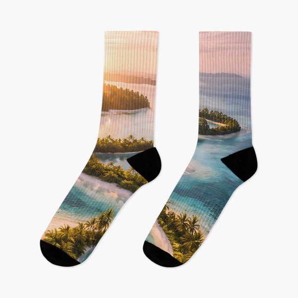 Item preview, Tropical Paradise Islands at Sunrise designed and sold by Yomere.