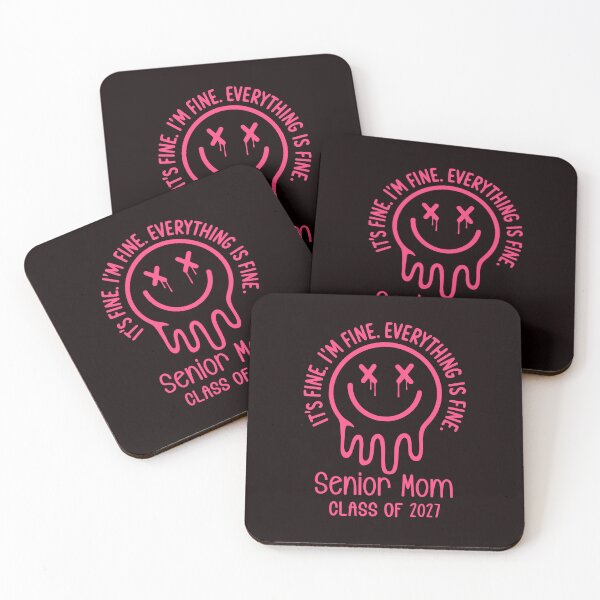 Item preview, Smile Face Everything's Fine Senior Mom 2027 designed and sold by ImeldaSparks.