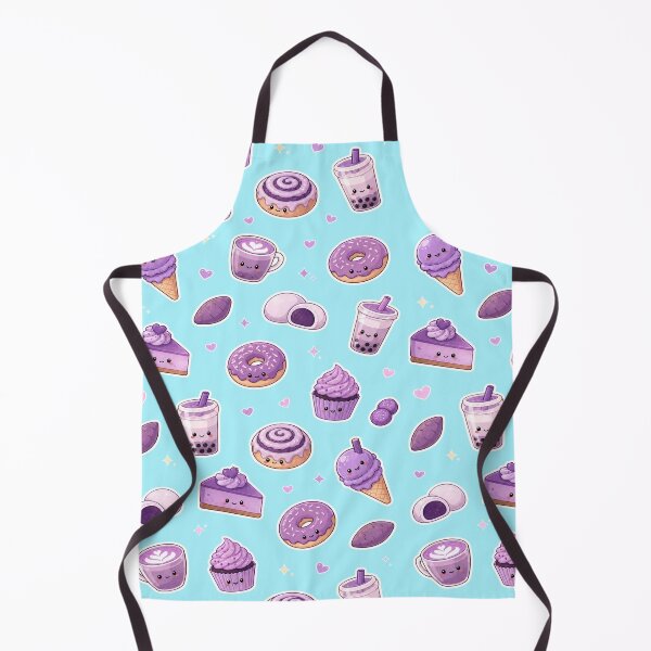 Item preview, Ube Food Pattern Kawaii - Purple Yam Desserts and Drinks designed and sold by merchxwear.