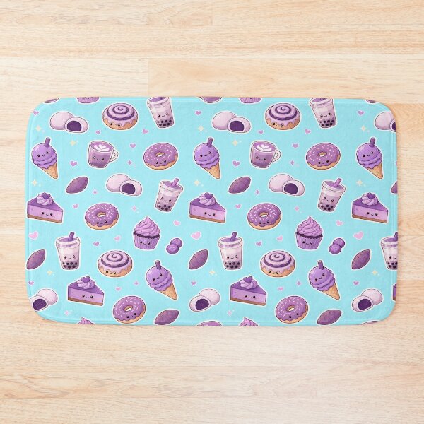 Item preview, Ube Food Pattern Kawaii - Purple Yam Desserts and Drinks designed and sold by merchxwear.