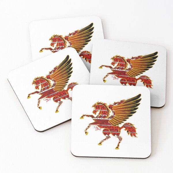 Item preview, Red And White Pegasus designed and sold by TeewyldStores.