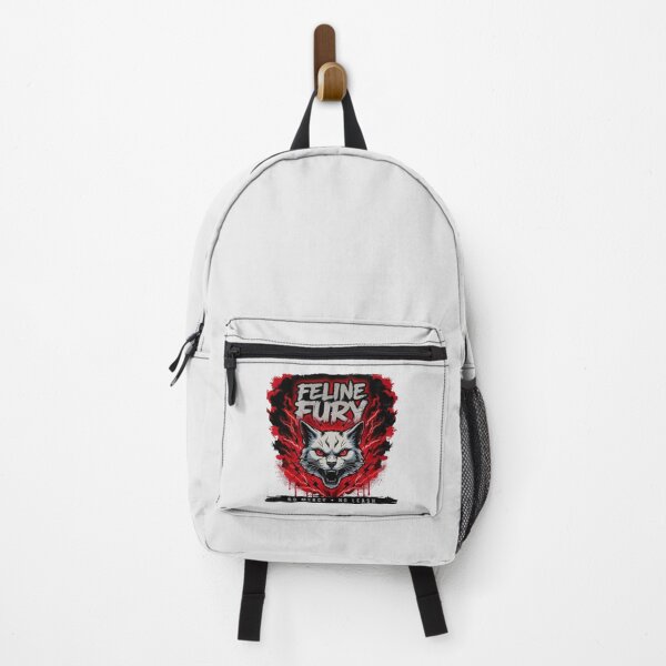 Item preview, Feline Fury No Mercy No Leash Aggressive Cat Heavy Metal Graphic designed and sold by Enea Kelo.