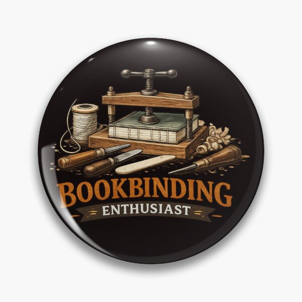 Item preview, Bookbinding Enthusiast – Traditional Bookbinding Craft Design designed and sold by Tadeusz1.