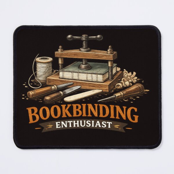 Item preview, Bookbinding Enthusiast – Traditional Bookbinding Craft Design designed and sold by Tadeusz1.