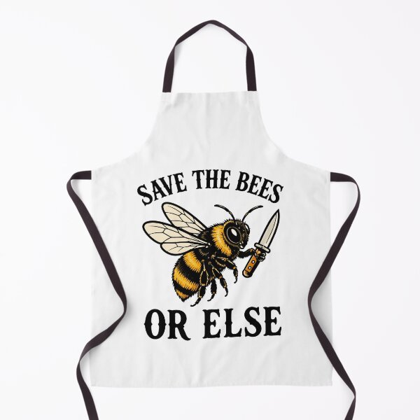 Item preview, Save The Bees Or Else Funny Meme designed and sold by KarimSoCute.