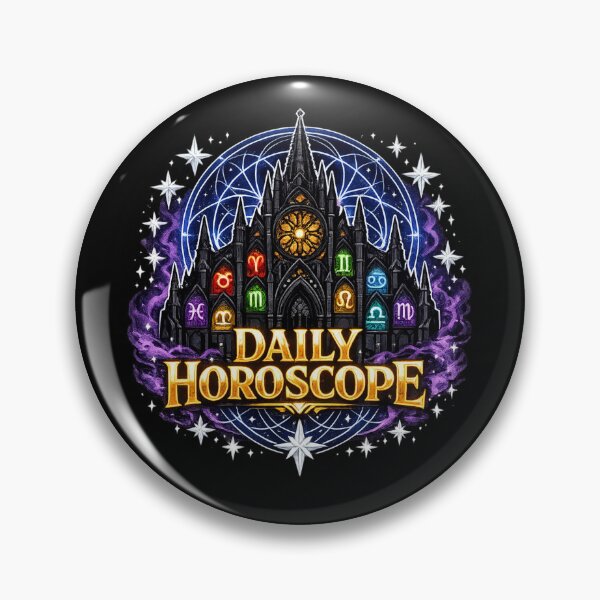 Item preview, Gothic Zodiac Castle Daily Horoscope Astrology Fantasy Design designed and sold by irfanshikh.
