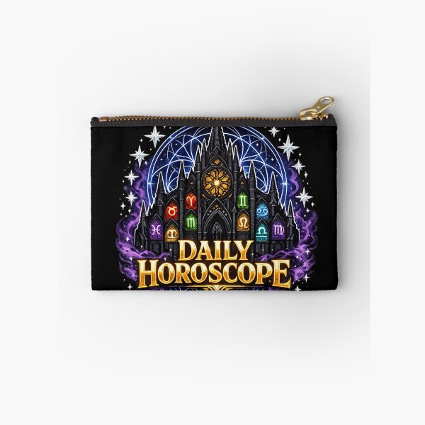 Item preview, Gothic Zodiac Castle Daily Horoscope Astrology Fantasy Design designed and sold by irfanshikh.