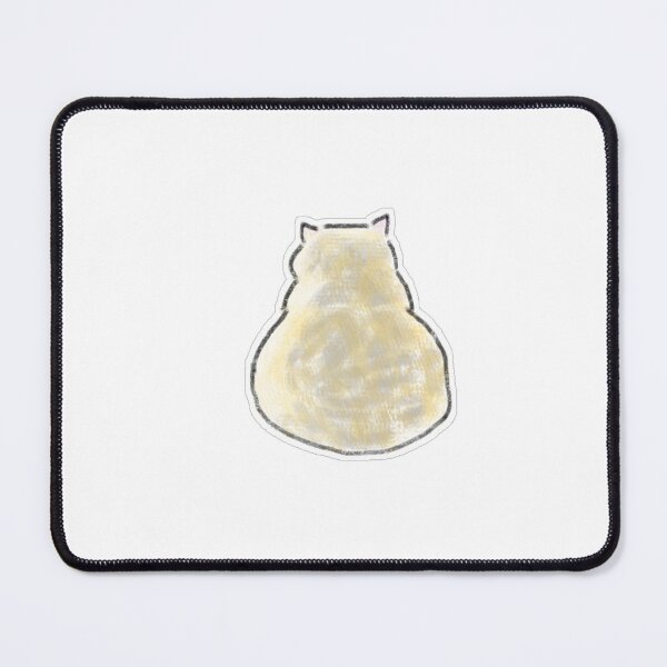 Item preview, Cute Fluffy Cat Back View Chubby Kitten Art designed and sold by raun.draw.