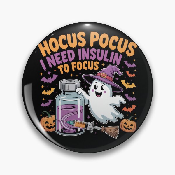 Item preview, Funny Halloween Diabetes Insulin Ghost designed and sold by borutawear.