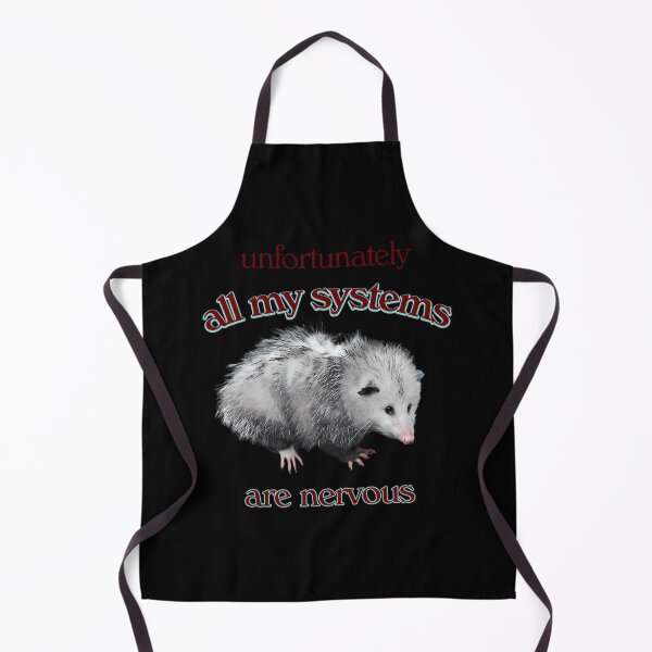 Item preview, All My Systems Are Anxious Possum Meme designed and sold by MurrayStricker.