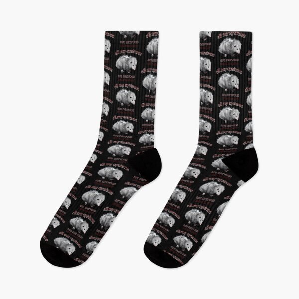 Item preview, All My Systems Are Anxious Possum Meme  designed and sold by MurrayStricker.