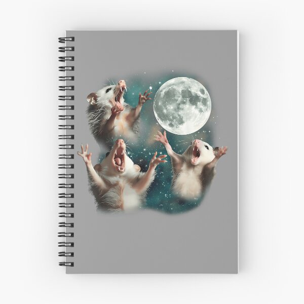 Item preview, Anarchy Three Possum Moon 3 Opossum Funny Weird Cursed Howling Moon  designed and sold by MurrayStricker.