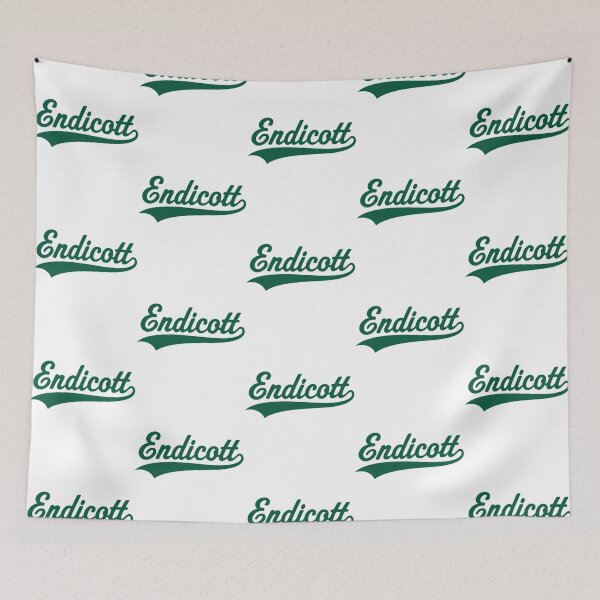 Item preview, Endicott Swoosh Typography designed and sold by HeidiVintageArt.