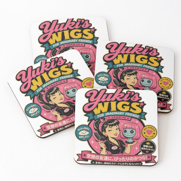 Item preview, Yuki's Wigs for Imaginary Friends – Retro Japanese Fantasy Parody designed and sold by obstinator.