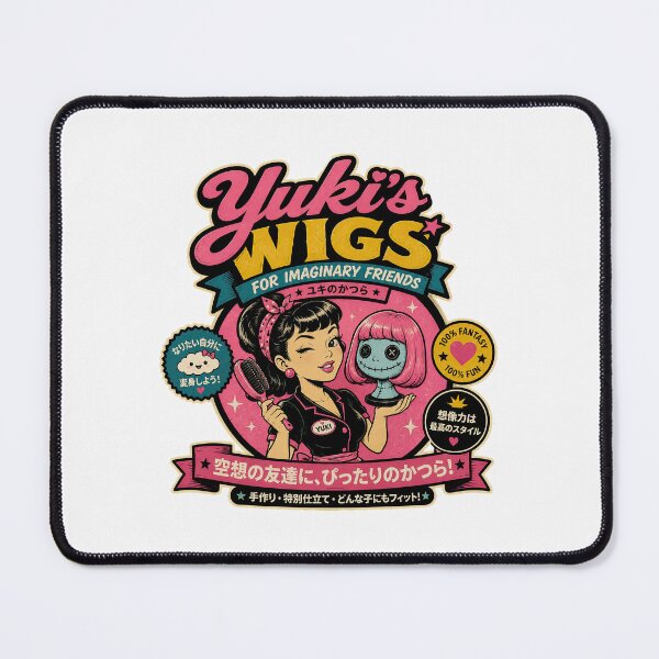 Item preview, Yuki's Wigs for Imaginary Friends – Retro Japanese Fantasy Parody designed and sold by obstinator.