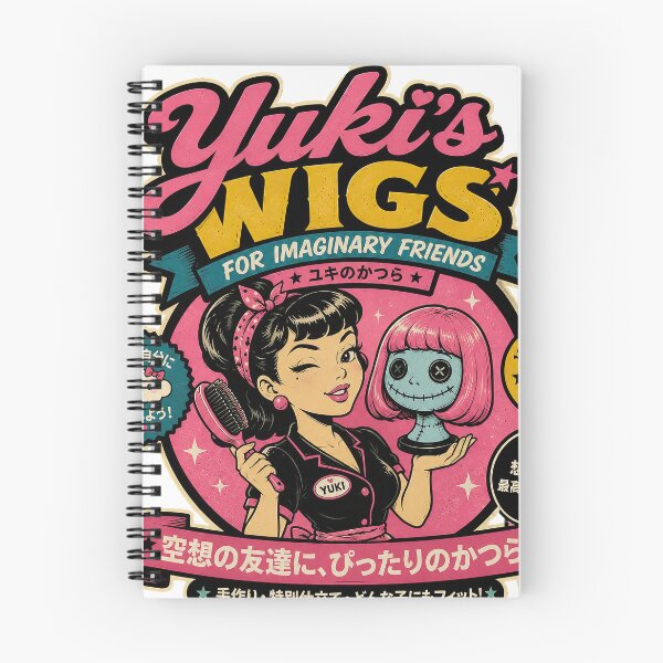 Item preview, Yuki's Wigs for Imaginary Friends – Retro Japanese Fantasy Parody designed and sold by obstinator.