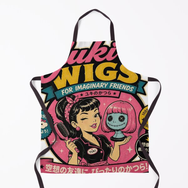 Item preview, Yuki's Wigs for Imaginary Friends – Retro Japanese Fantasy Parody designed and sold by obstinator.