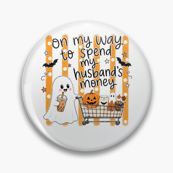 Item preview, Spending Husband's Money Funny Halloween Shopping Ghost designed and sold by nryum.