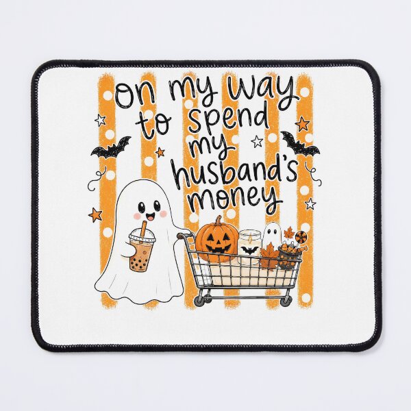 Item preview, Spending Husband's Money Funny Halloween Shopping Ghost designed and sold by nryum.