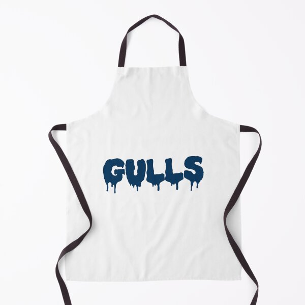 Item preview, Gulls Drip Blue designed and sold by HeidiVintageArt.