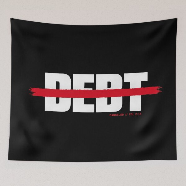 Item preview, Debt Canceled Colossians 2:14 Christian Streetwear Apparel designed and sold by Skotecky.