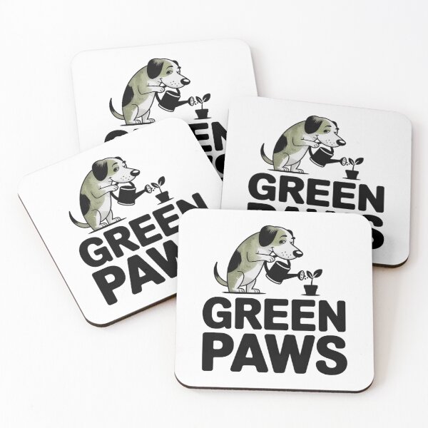 Item preview, Green Paws Dog designed and sold by JebliDesign.
