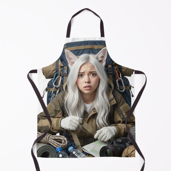Item preview, The Overprepared Cat-Eared Backpacking Traveler designed and sold by Komatoya.