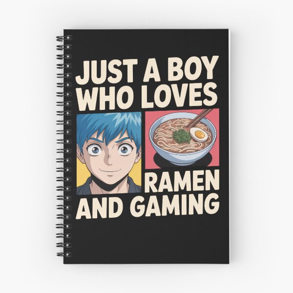 Item preview, Just a Boy Who Loves Ramen and Gaming designed and sold by borutawear.