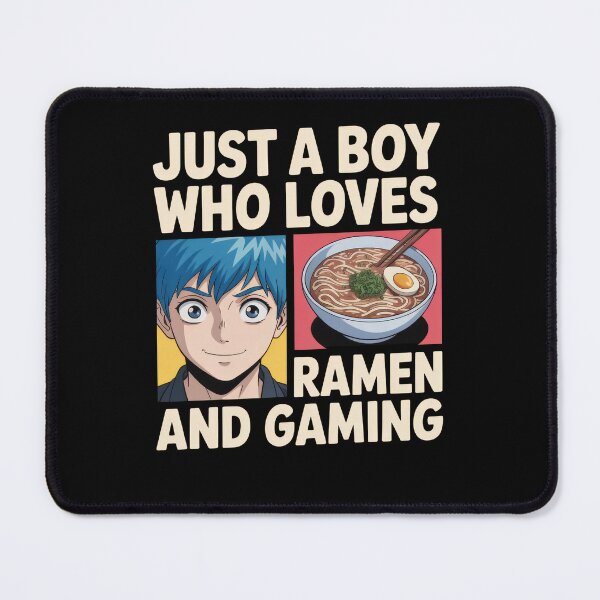 Item preview, Just a Boy Who Loves Ramen and Gaming designed and sold by borutawear.