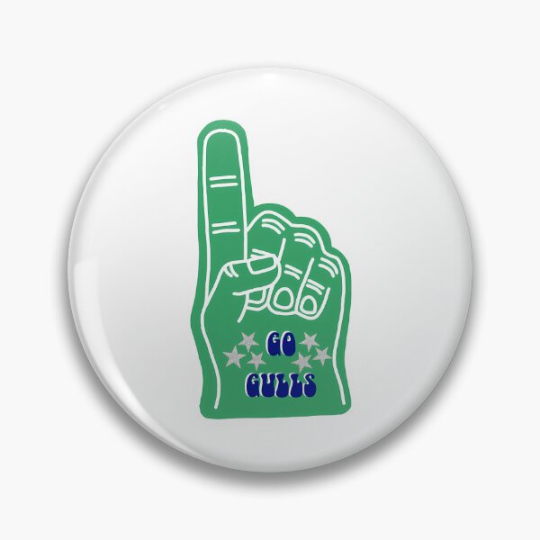Item preview, Gulls Foam Finger Sticker designed and sold by HeidiVintageArt.