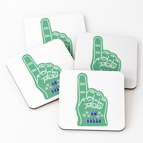 Item preview, Gulls Foam Finger Sticker designed and sold by HeidiVintageArt.