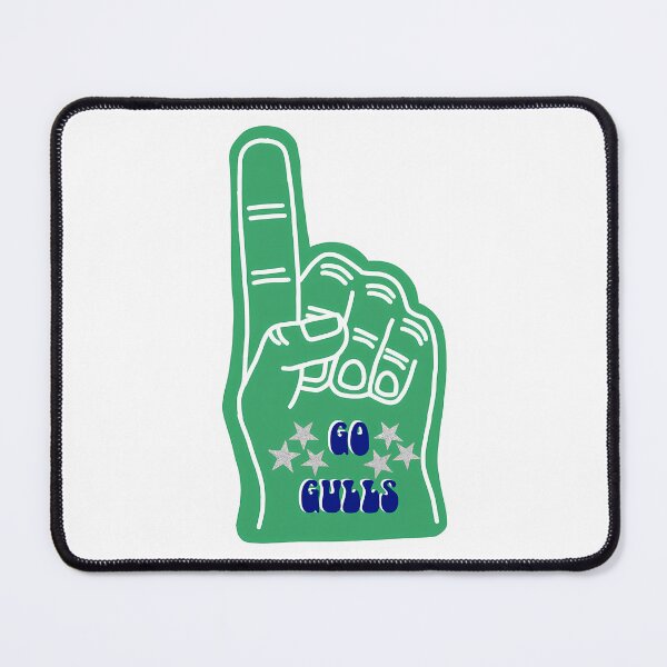 Item preview, Gulls Foam Finger Sticker designed and sold by HeidiVintageArt.