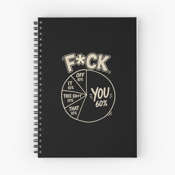 Item preview, Funny No F*cks Given Pie Chart designed and sold by nryum.