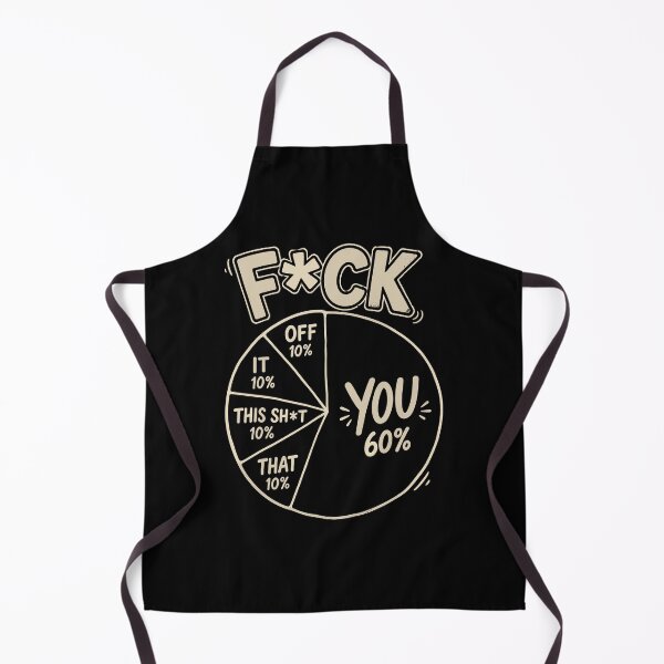 Item preview, Funny No F*cks Given Pie Chart designed and sold by nryum.