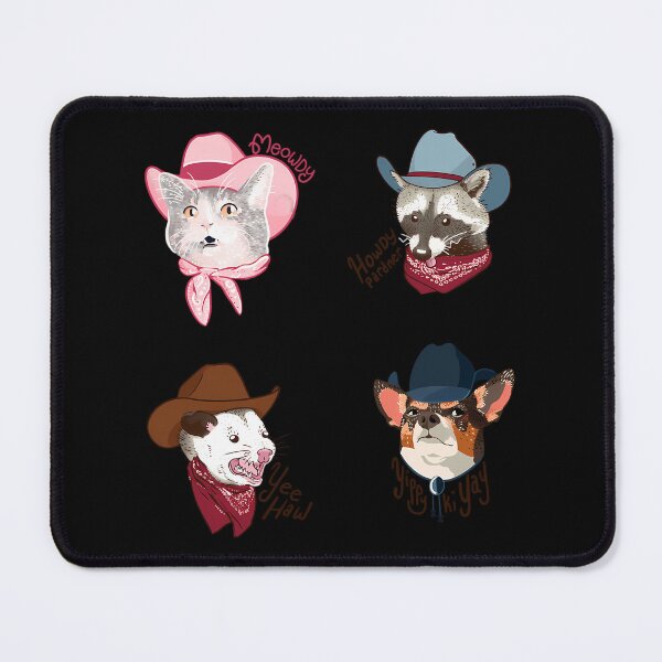 Item preview, Critter Cowboys 4-Sticker Pack designed and sold by MurrayStricker.
