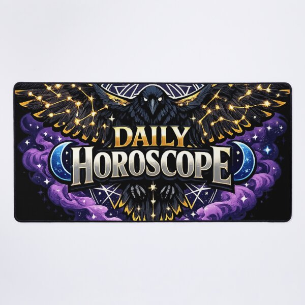 Item preview, Mystical Raven Zodiac Daily Horoscope Astrology Cosmic Design designed and sold by irfanshikh.