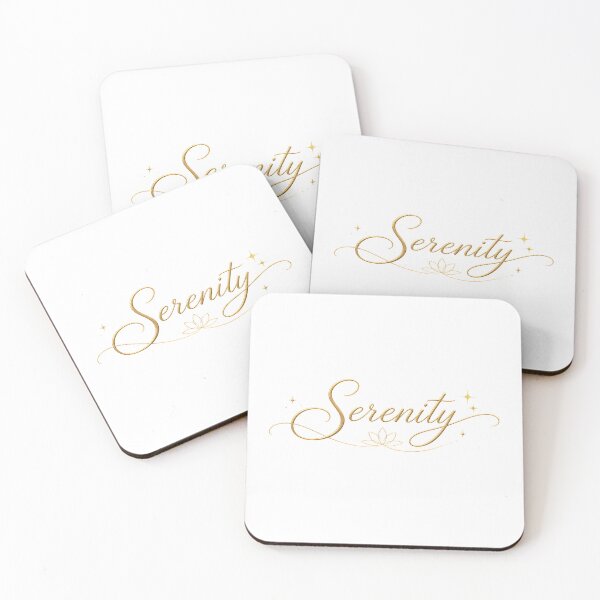 Item preview, Serenity | Golden Lotus Inner Peace Minimalist Design designed and sold by CalmMandala.