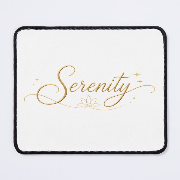 Item preview, Serenity | Golden Lotus Inner Peace Minimalist Design designed and sold by CalmMandala.