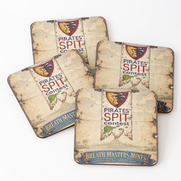 Item preview, Monkey Island Collector Card - Pirates Spit Contest designed and sold by SewRetroSoft.