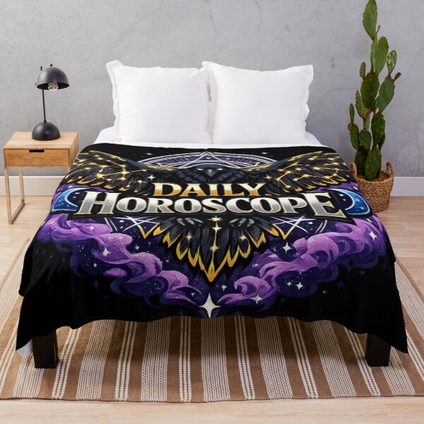 Item preview, Mystical Raven Zodiac Daily Horoscope Astrology Cosmic Design designed and sold by irfanshikh.