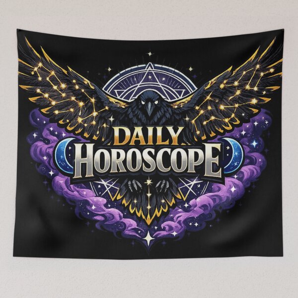 Aperçu de l'œuvre Horoscope quotidien du Corbeau mystique, Astrologie, Conception cosmique créée et vendue par irfanshikh.