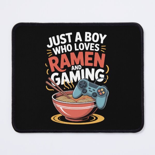 Item preview, Just a Boy Who Loves Ramen and Gaming designed and sold by borutawear.