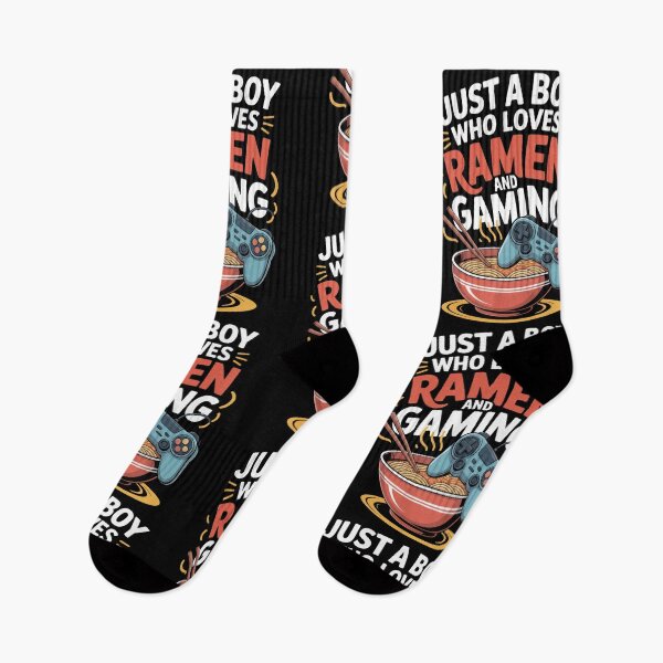 Item preview, Just a Boy Who Loves Ramen and Gaming designed and sold by borutawear.