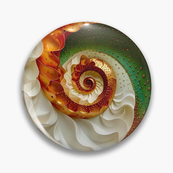 Item preview, Colorful Spiral with Metallic Accents designed and sold by Vicky Brago-Mitchell®.