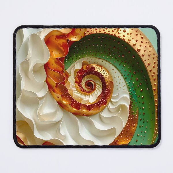 Item preview, Colorful Spiral with Metallic Accents designed and sold by Vicky Brago-Mitchell®.