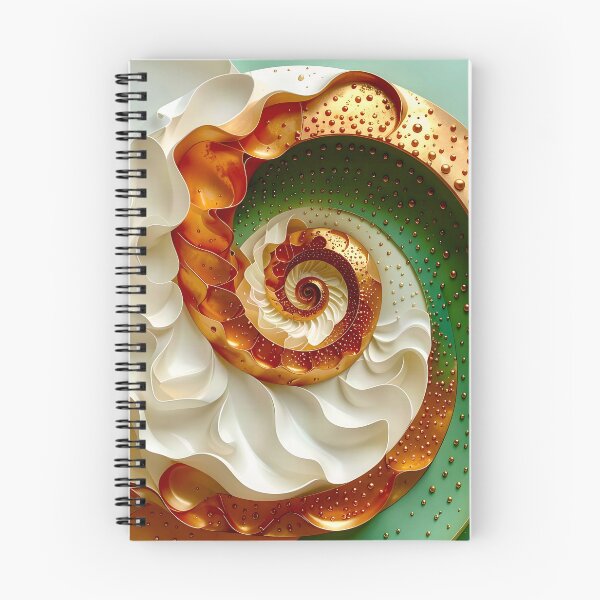 Item preview, Colorful Spiral with Metallic Accents designed and sold by Vicky Brago-Mitchell®.