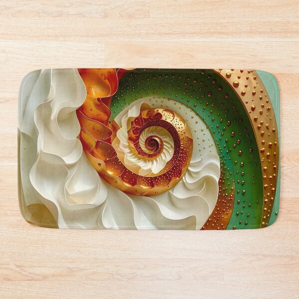 Item preview, Colorful Spiral with Metallic Accents designed and sold by Vicky Brago-Mitchell®.