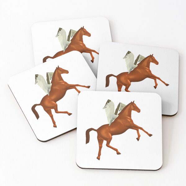 Item preview, Red Rearing Pegasus designed and sold by TeewyldStores.